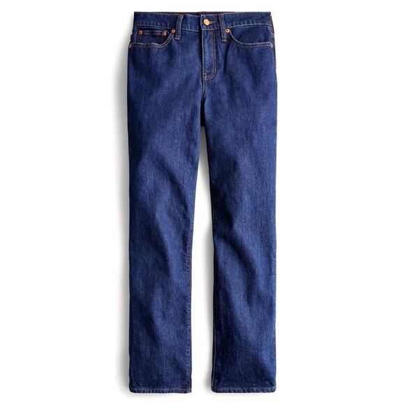 J. CREW High-Rise '90s Classic Straight-Fit Jean in Rinse Wash - Picture 3 of 11